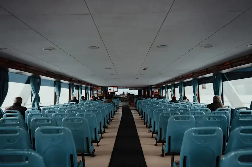 Spacious and comfortable interior cabin of the vessel